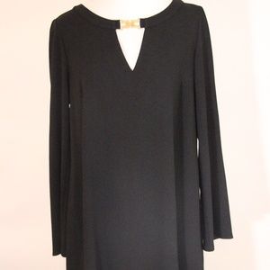 ATMOSPHERE Black Embellished Long Sleeve Dress